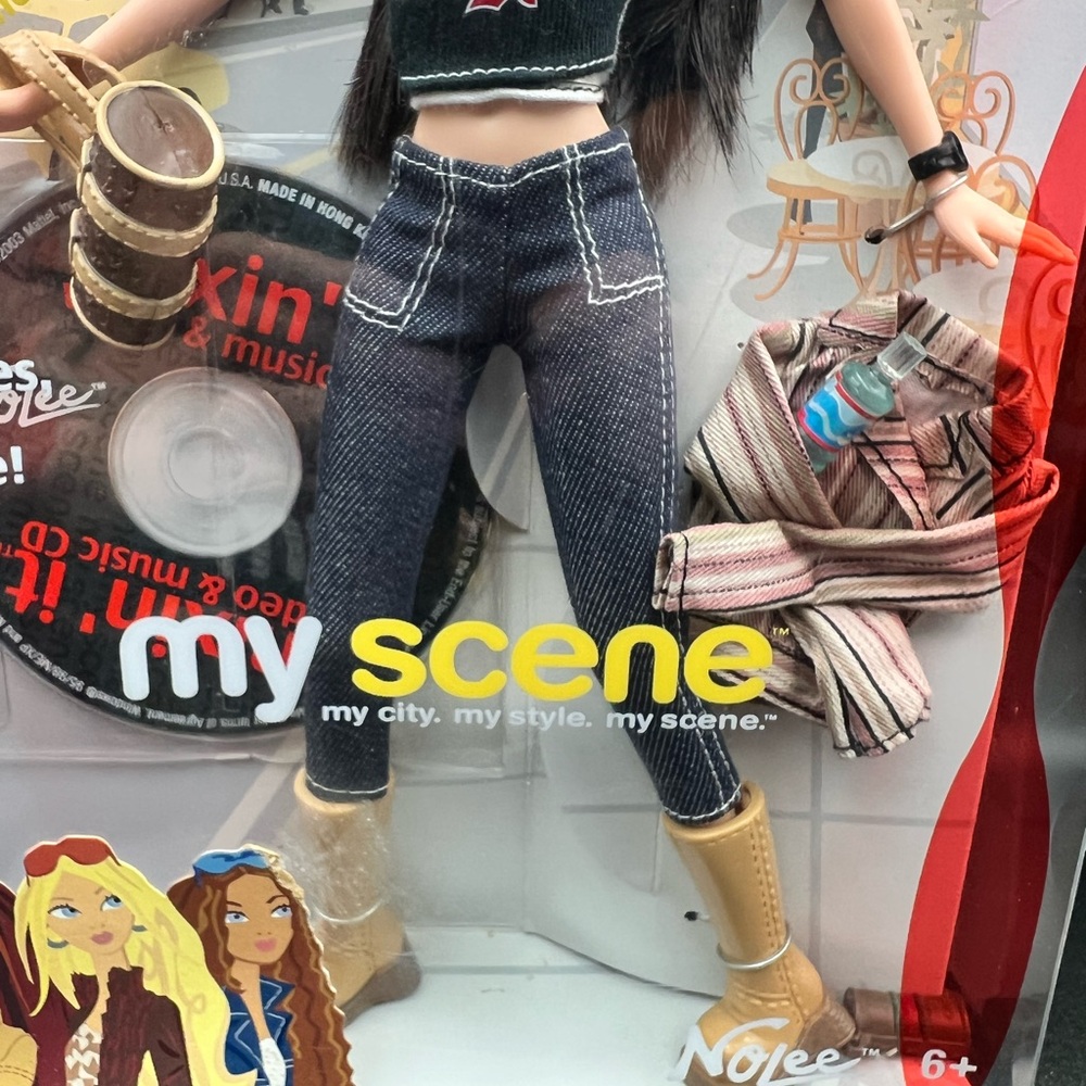 My Scene Nolee 2003 NRFB Hanging Out Mixing It Up Barbie Mattel Doll - Picture 10 of 15